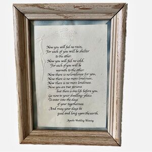 Read This - Apache Wedding Blessing, Poem Often recited at wedding